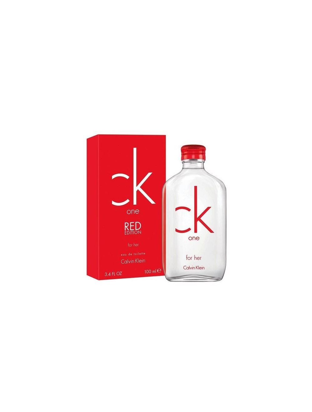 CK RED FOR HER EDT 100ML