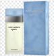 DG LIGHT BLUE  EDT LADIES 100ML