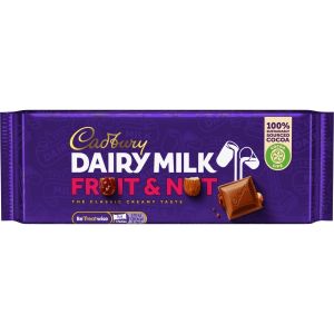 CADBURY DAIRY MILK FRUIT & NUT CHOCOLATE BAR 280G